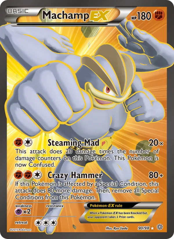 Machamp EX - Ancient Origins Pokemon Card