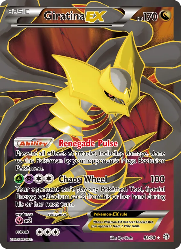 Giratina EX - Ancient Origins Pokemon Card
