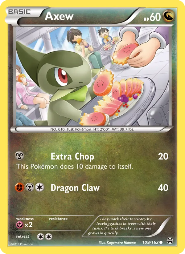Axew - BREAKthrough Pokemon Card