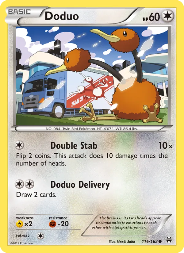 Doduo - BREAKthrough Pokemon Card
