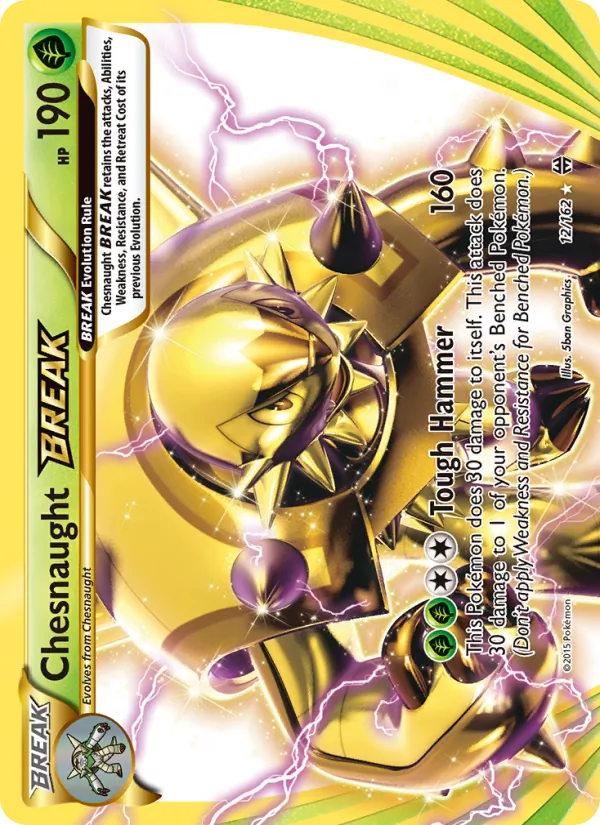 Chesnaught BREAK - BREAKthrough Pokemon Card