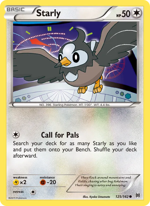 Starly - BREAKthrough Pokemon Card