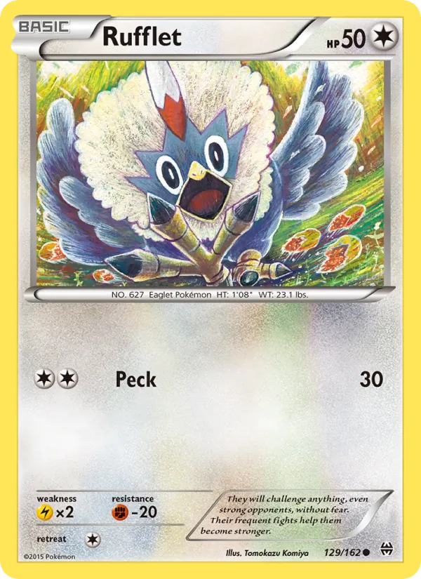 Rufflet - BREAKthrough Pokemon Card