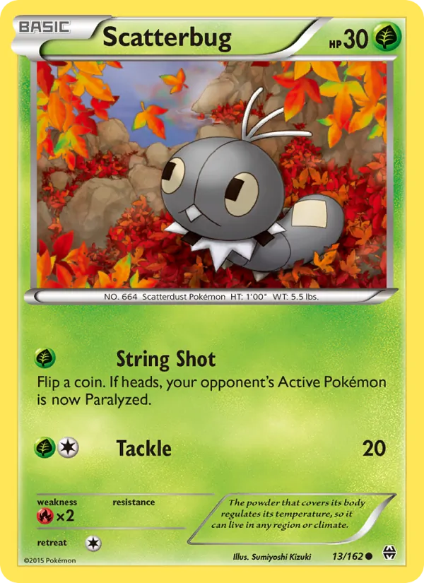 Scatterbug - BREAKthrough Pokemon Card
