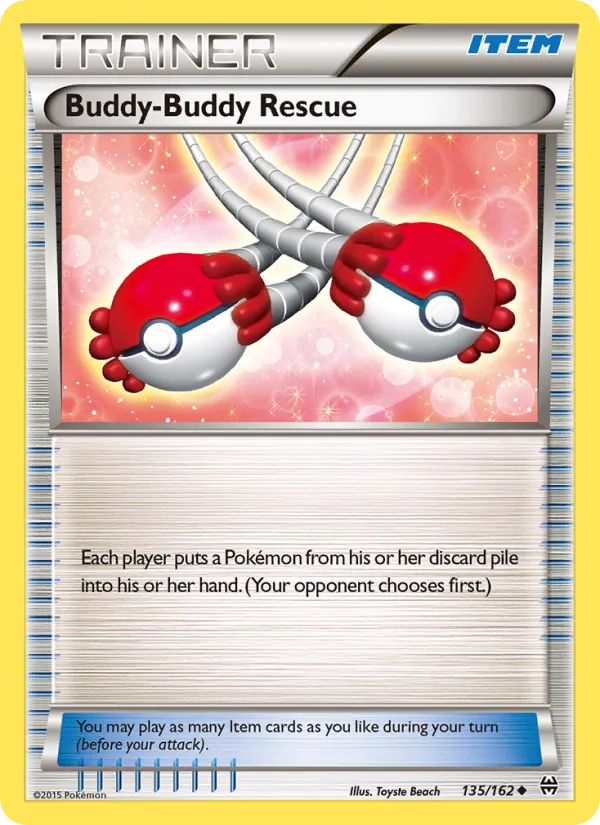 Buddy-Buddy Rescue - BREAKthrough Pokemon Card