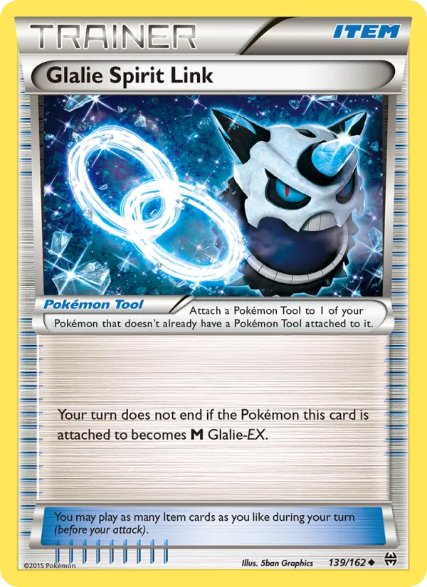 Glalie Spirit Link - BREAKthrough Pokemon Card