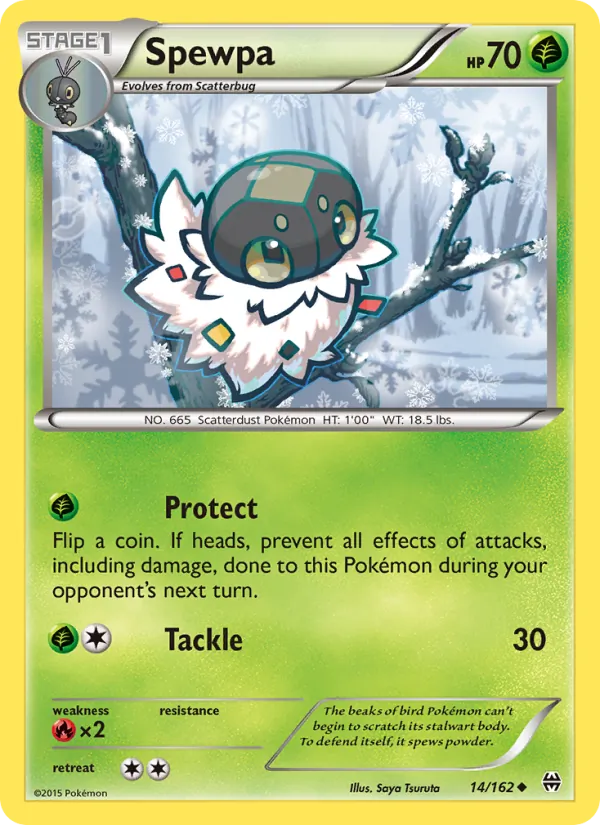Spewpa - BREAKthrough Pokemon Card