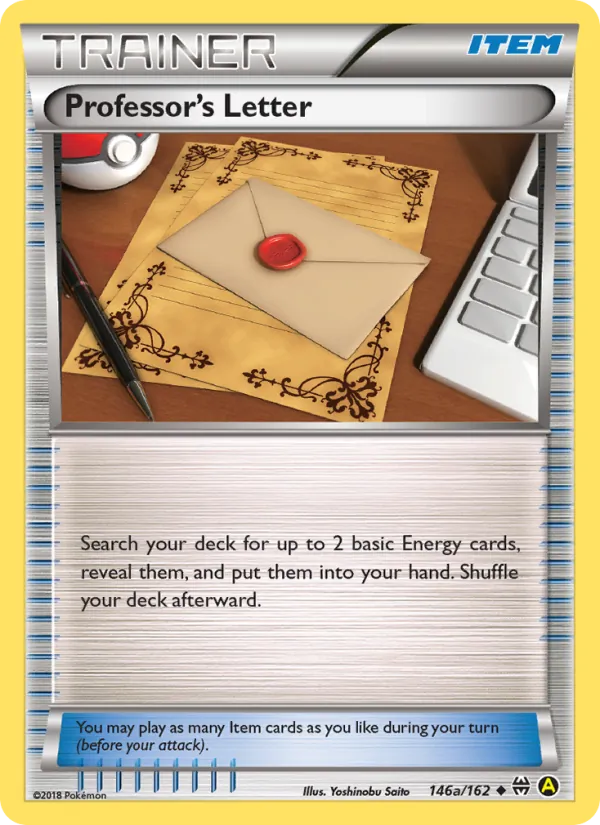 Professor's Letter - BREAKthrough Pokemon Card