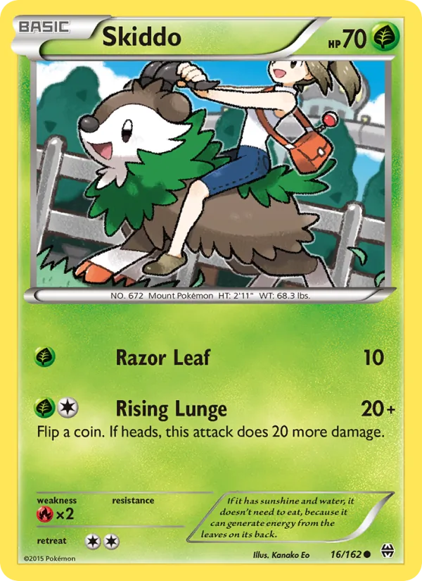 Skiddo - BREAKthrough Pokemon Card