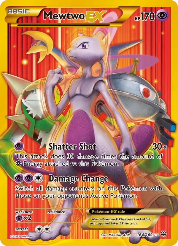 Mewtwo EX - BREAKthrough Pokemon Card