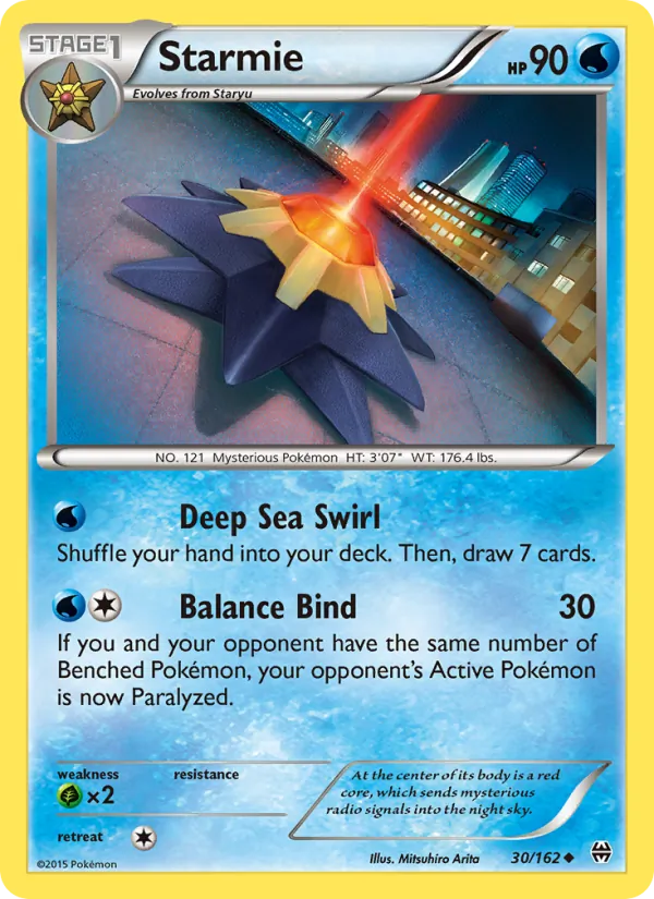 Starmie - BREAKthrough Pokemon Card