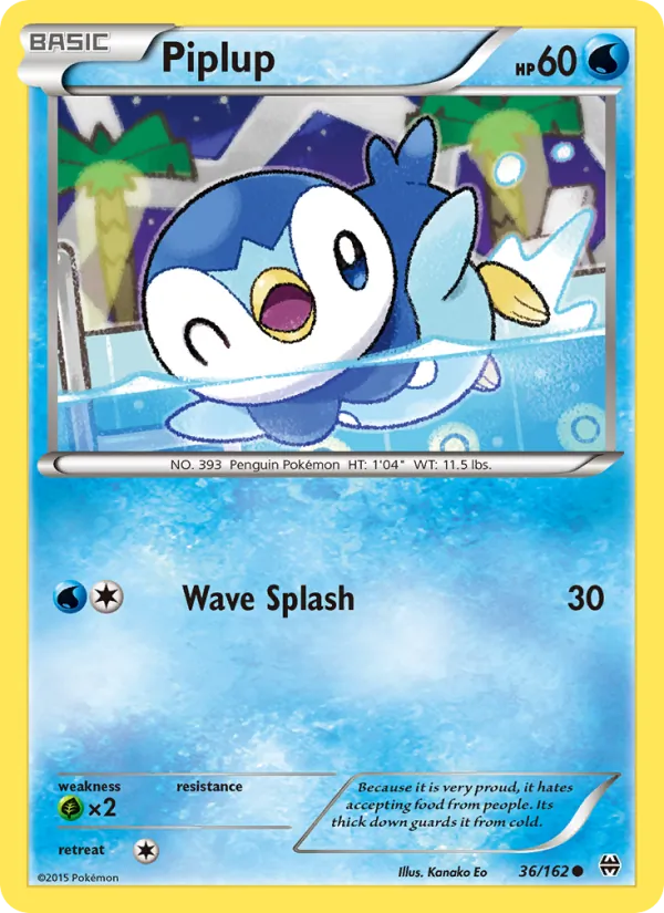Piplup - BREAKthrough Pokemon Card