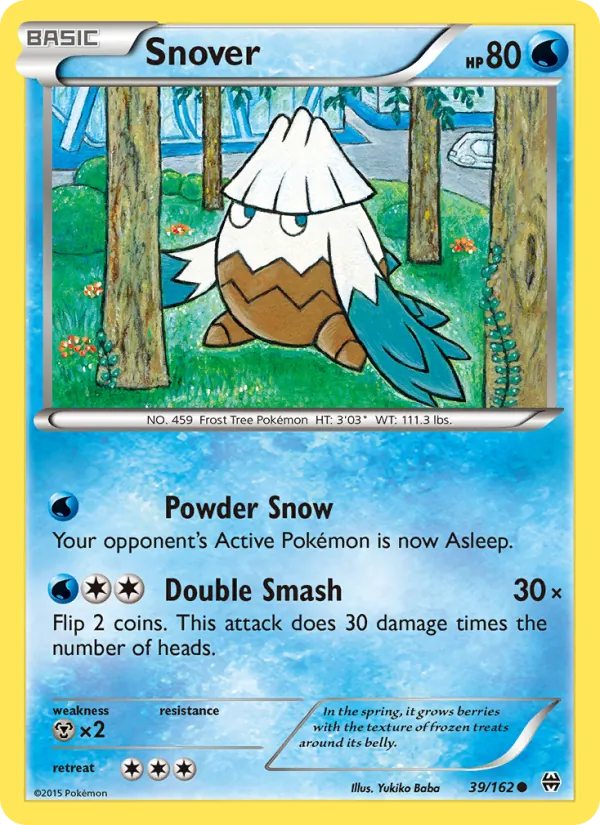 Snover - BREAKthrough Pokemon Card