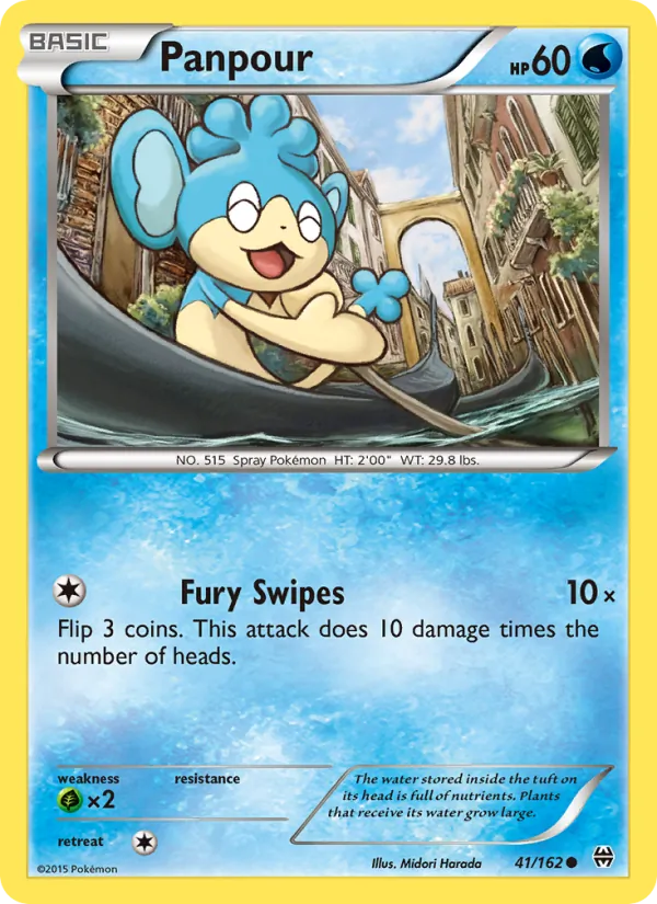 Panpour - BREAKthrough Pokemon Card