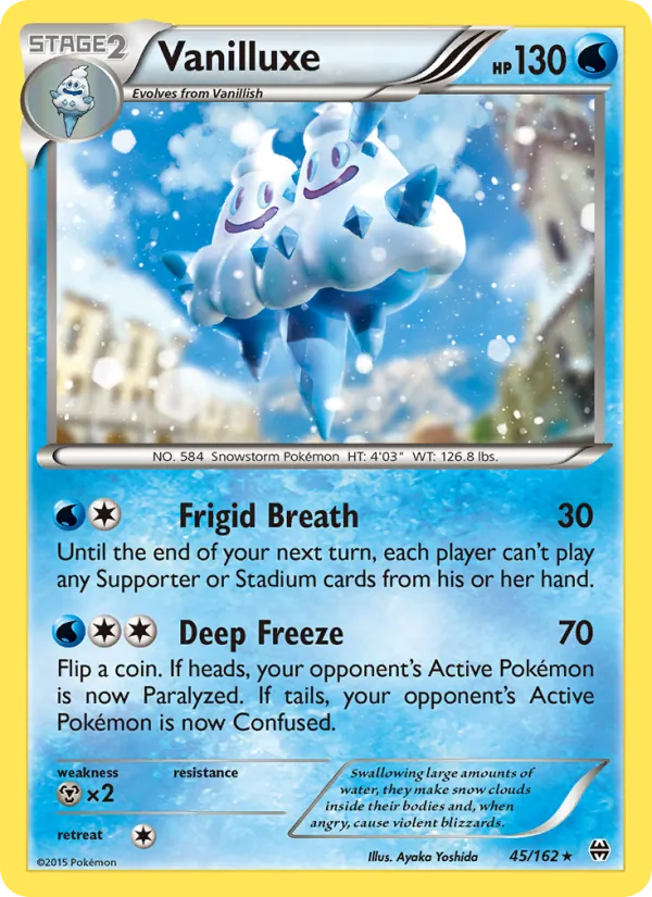 Vanilluxe - BREAKthrough Pokemon Card