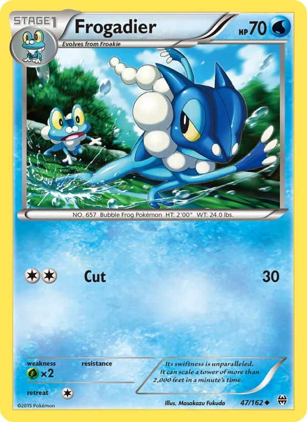 Frogadier - BREAKthrough Pokemon Card