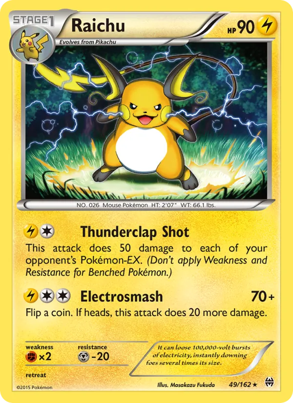 Raichu - BREAKthrough Pokemon Card