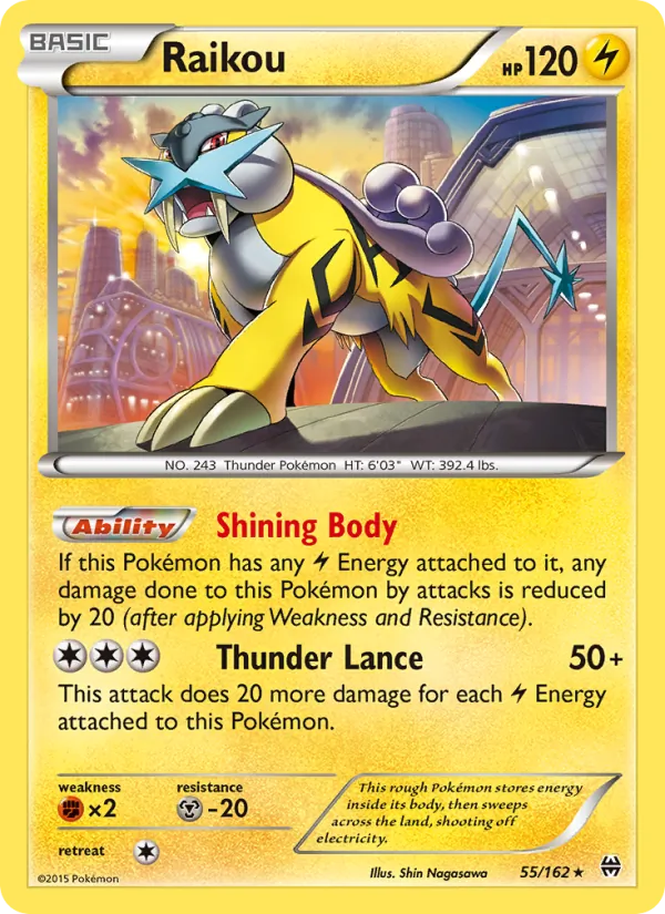 Raikou - BREAKthrough Pokemon Card