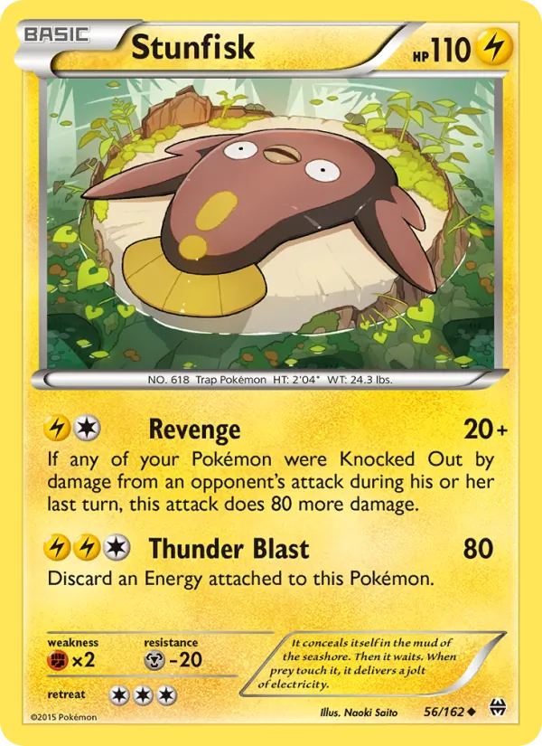 Stunfisk - BREAKthrough Pokemon Card