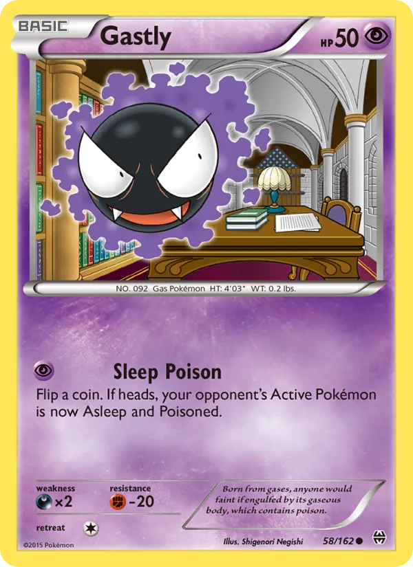 Gastly - BREAKthrough Pokemon Card