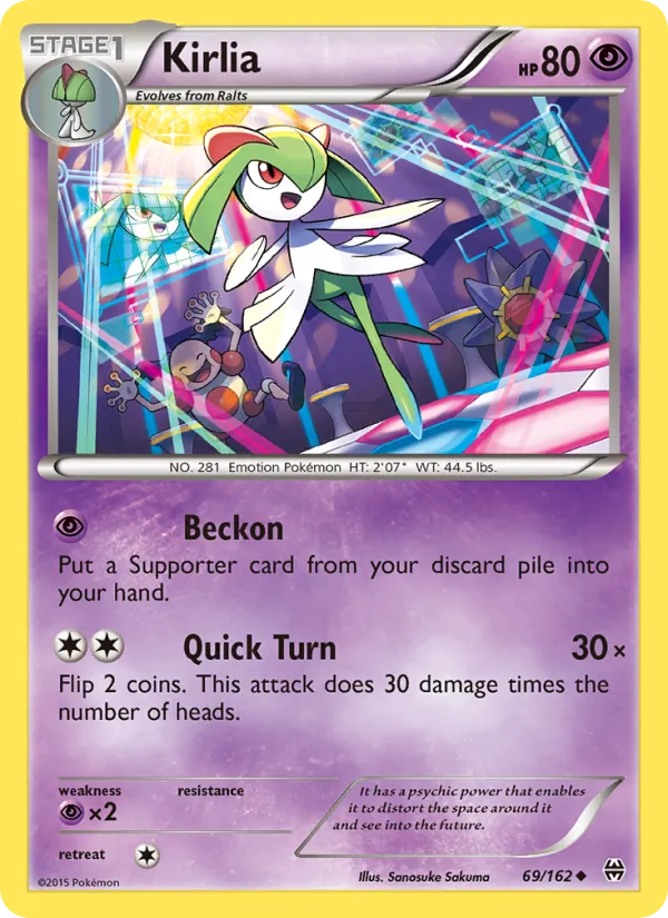 Kirlia - BREAKthrough Pokemon Card