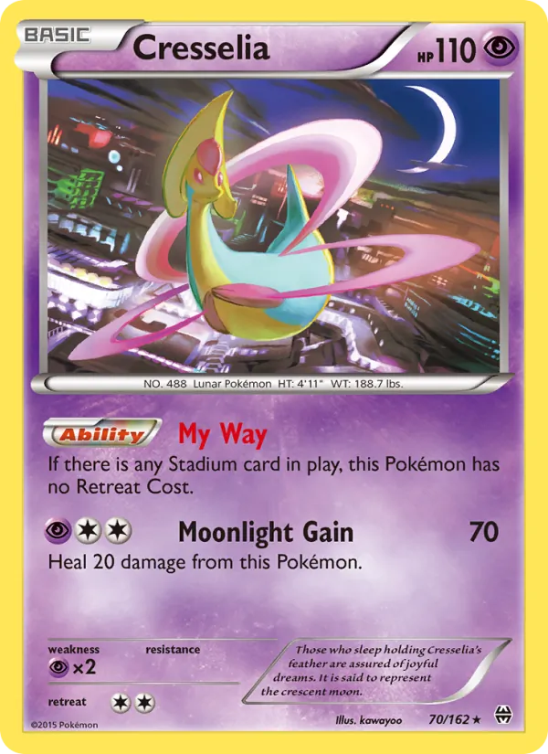 Cresselia - BREAKthrough Pokemon Card
