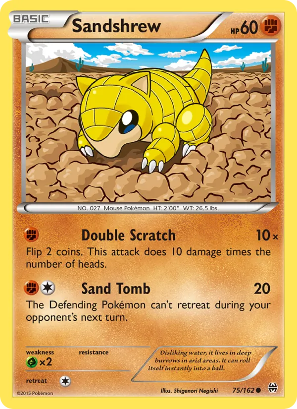 Sandshrew - BREAKthrough Pokemon Card