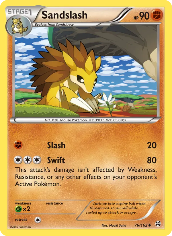 Sandslash - BREAKthrough Pokemon Card