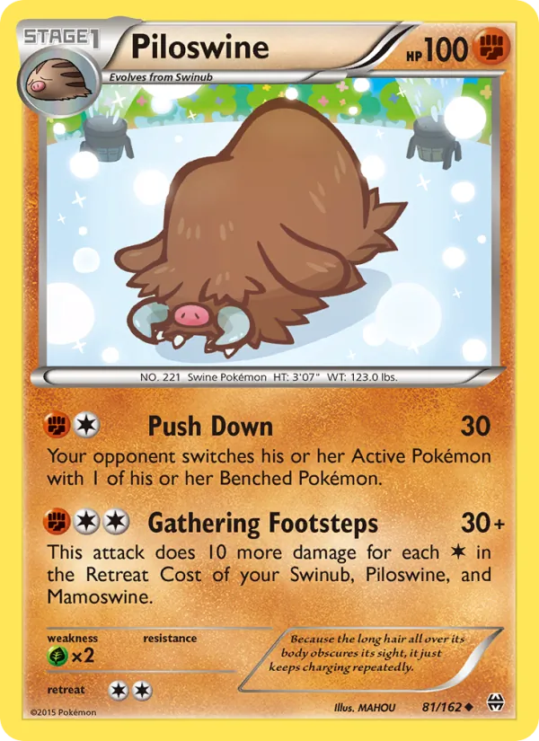 Piloswine - BREAKthrough Pokemon Card