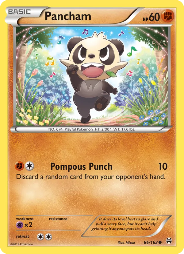 Pancham - BREAKthrough Pokemon Card