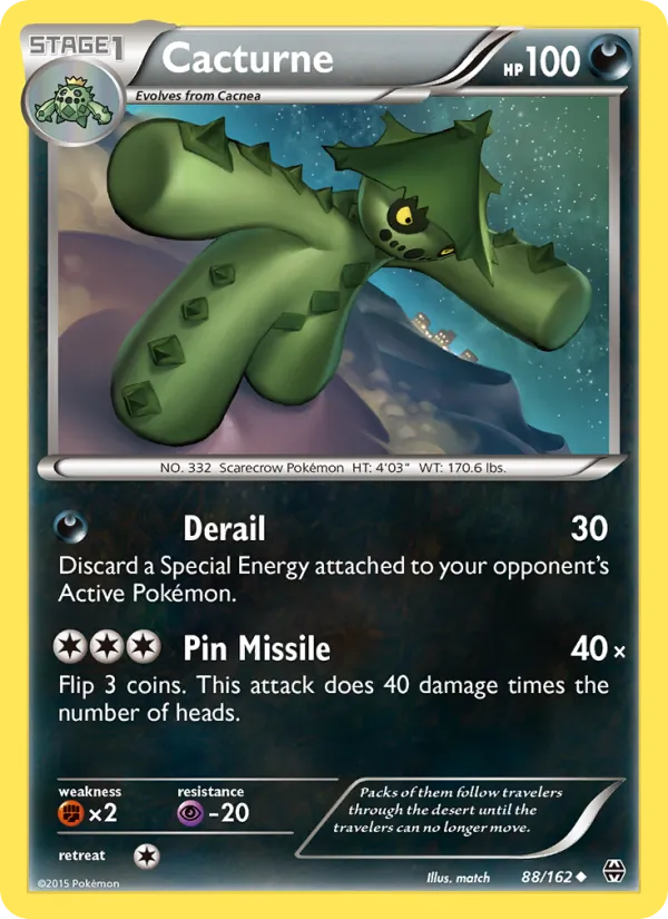 Cacturne - BREAKthrough Pokemon Card