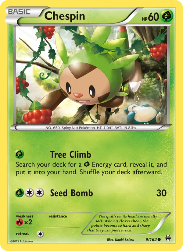 Chespin - BREAKthrough Pokemon Card