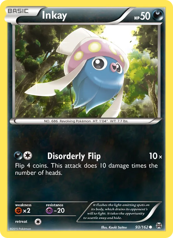 Inkay - BREAKthrough Pokemon Card