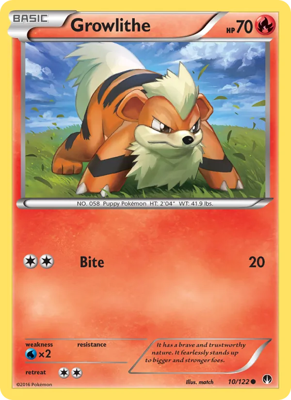 Growlithe - BREAKpoint Pokemon Card