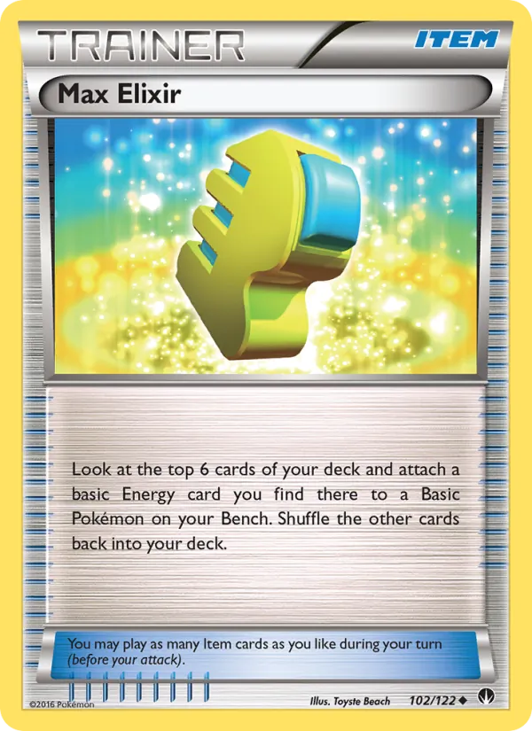 Max Elixir - BREAKpoint Pokemon Card