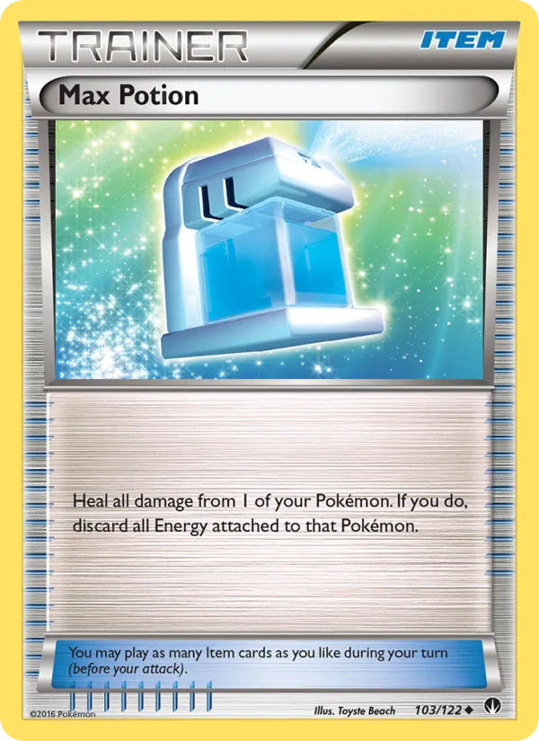 Max Potion - BREAKpoint Pokemon Card