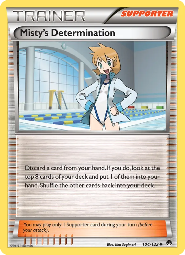 Misty's Determination - BREAKpoint Pokemon Card