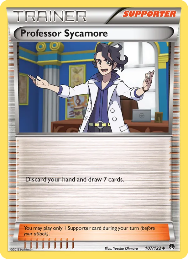 Professor Sycamore - BREAKpoint Pokemon Card