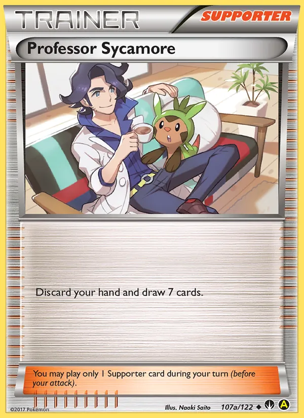 Professor Sycamore - BREAKpoint Pokemon Card
