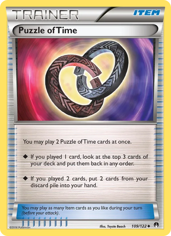 Puzzle of Time - BREAKpoint Pokemon Card