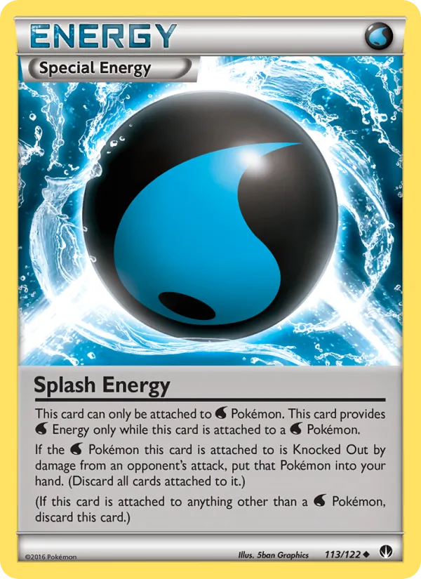 Splash Energy - BREAKpoint Pokemon Card