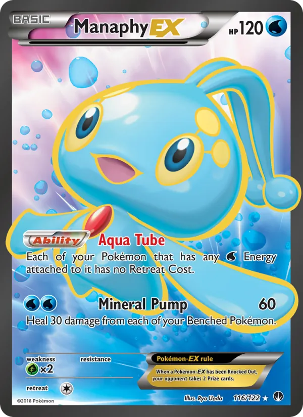 Manaphy EX - BREAKpoint Pokemon Card