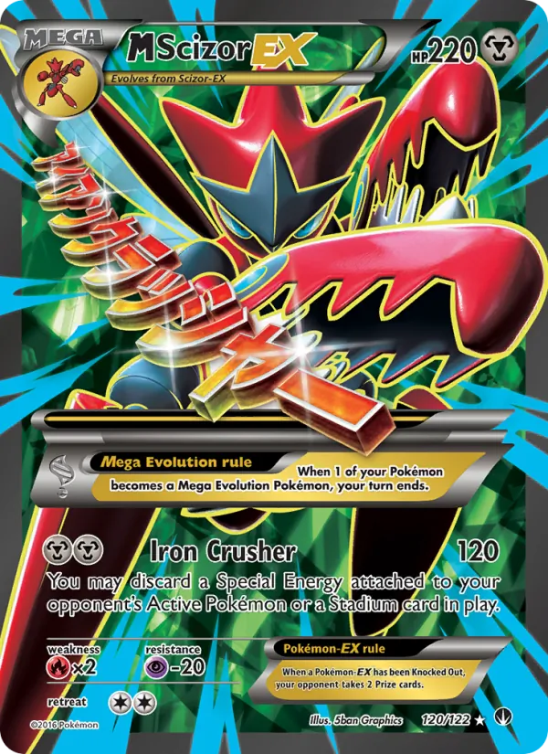M Scizor EX - BREAKpoint Pokemon Card