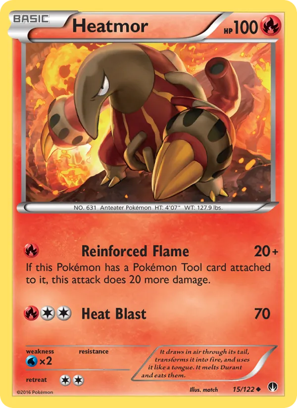 Heatmor - BREAKpoint Pokemon Card
