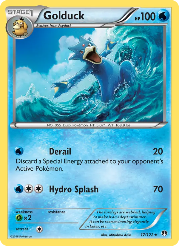 Golduck - BREAKpoint Pokemon Card