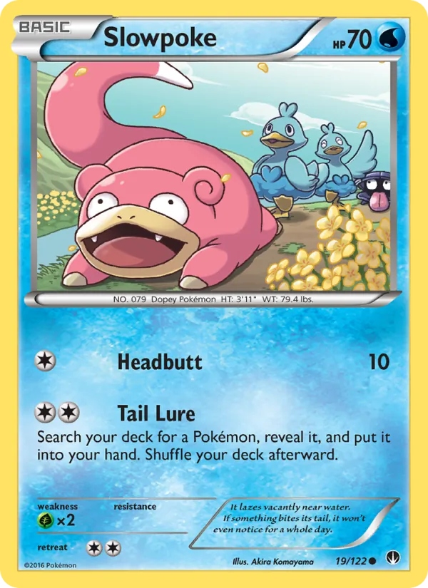 Slowpoke - BREAKpoint Pokemon Card