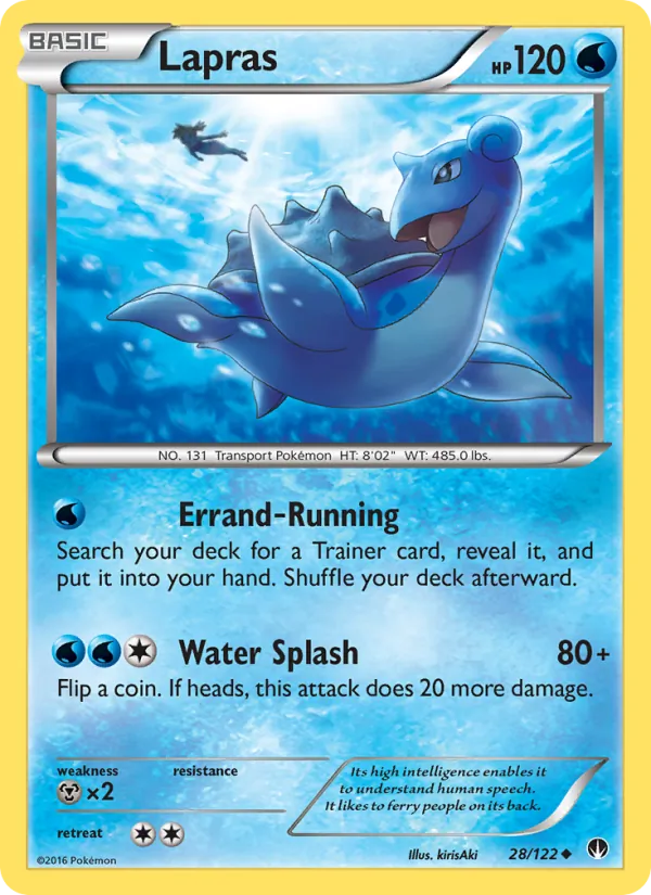 Lapras - BREAKpoint Pokemon Card