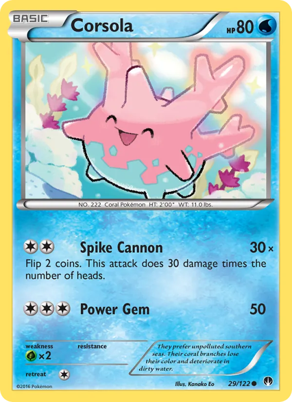 Corsola - BREAKpoint Pokemon Card