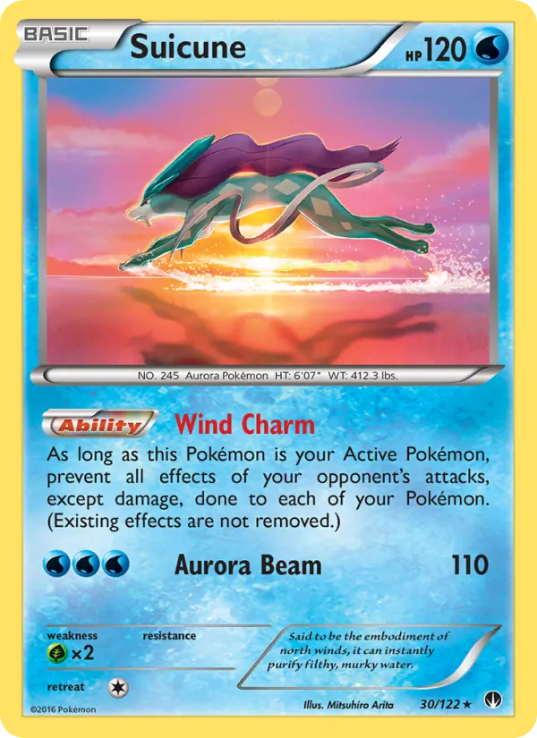 Suicune - BREAKpoint Pokemon Card