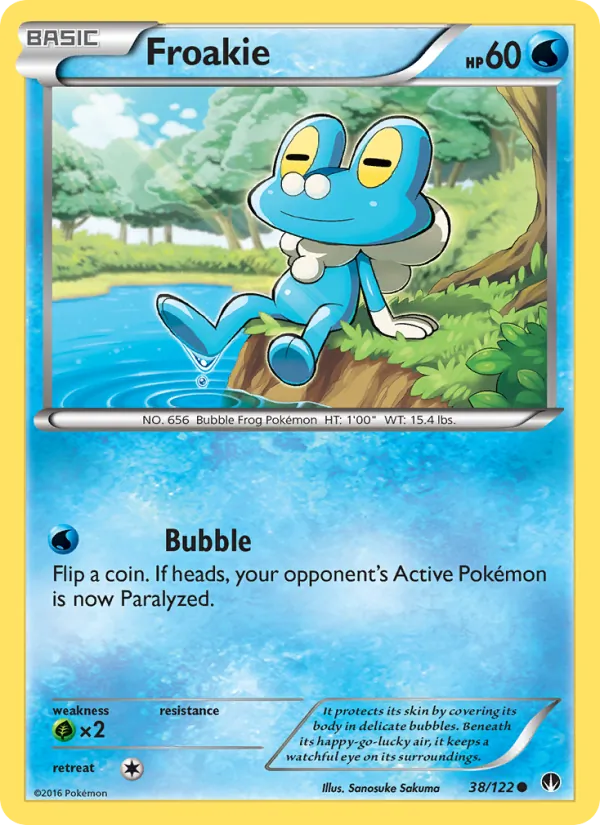 Froakie - BREAKpoint Pokemon Card